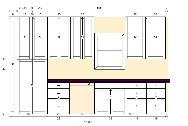 Kitchen Sketch Plan