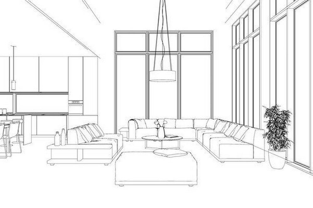 Hand sketch layout C